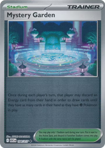 Ascended Heroes - 194/217 - Mystery Garden - Reverse Holo