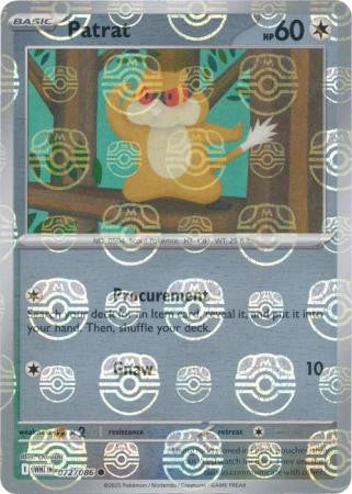 White Flare - 072/086 - Patrat - Master Ball Reverse Holo