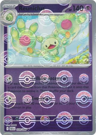 Black Bolt - 039/086 - Reuniclus - Poké Ball Reverse Holo