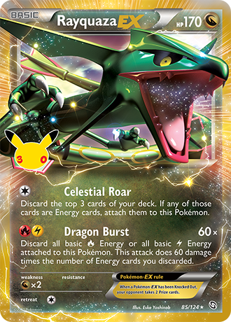 30th Celebration - 085/124 - Rayquaza EX - Classic Collection