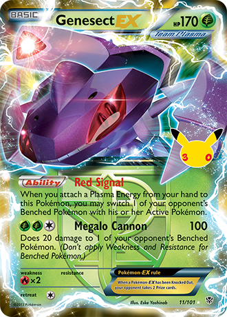 30th Celebration - 011/101 - Genesect EX - Classic Collection