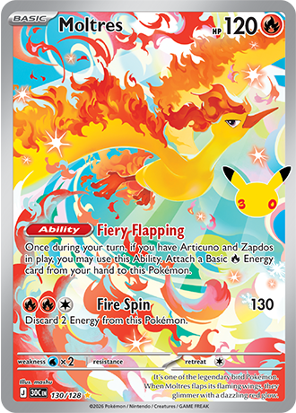 30th Celebration - 130/128 - Moltres