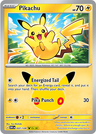 30th Celebration - 037/128 - Pikachu