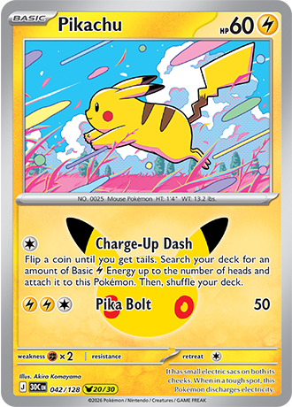 30th Celebration - 042/128 - Pikachu