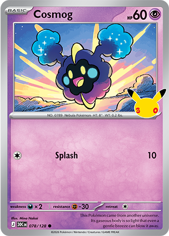 30th Celebration - 078/128 - Cosmog