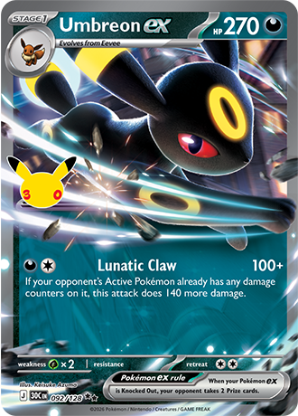 30th Celebration - 092/128 - Umbreon ex