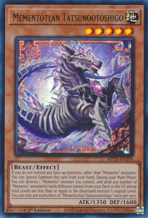 MP25-EN294 - Mementotlan Tatsunootoshigo