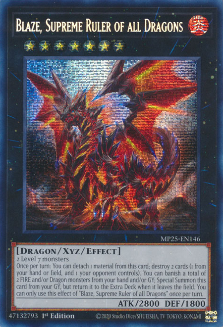 MP25-EN146 - Blaze, Supreme Ruler of all Dragons