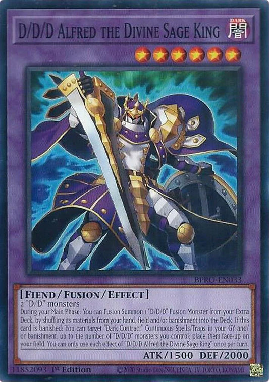 BPRO-EN033 - D/D/D Alfred the Divine Sage King