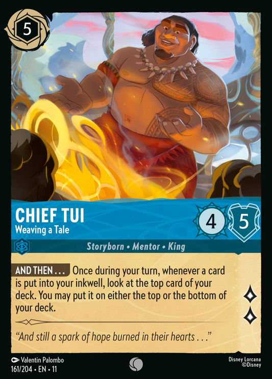Winterspell - 161/204 - Chief Tui - Weaving a Tale