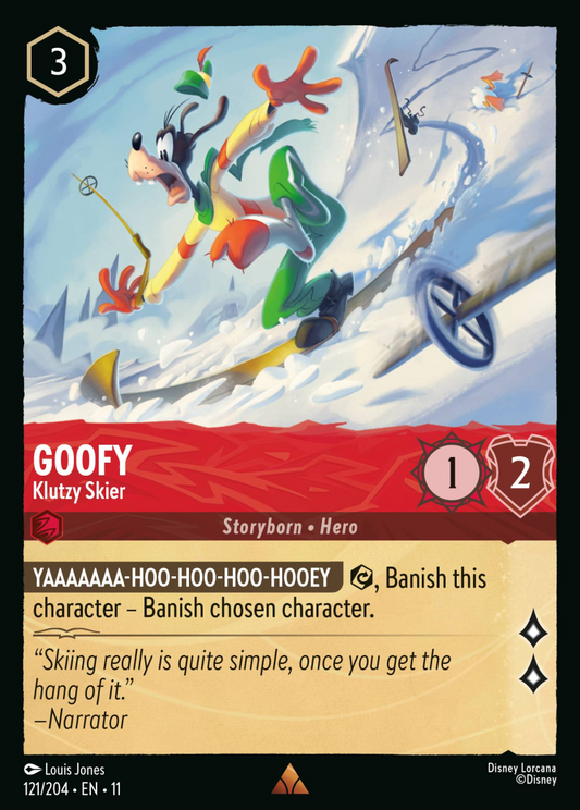 Winterspell - 121/204 - Goofy - Klutzy Skier