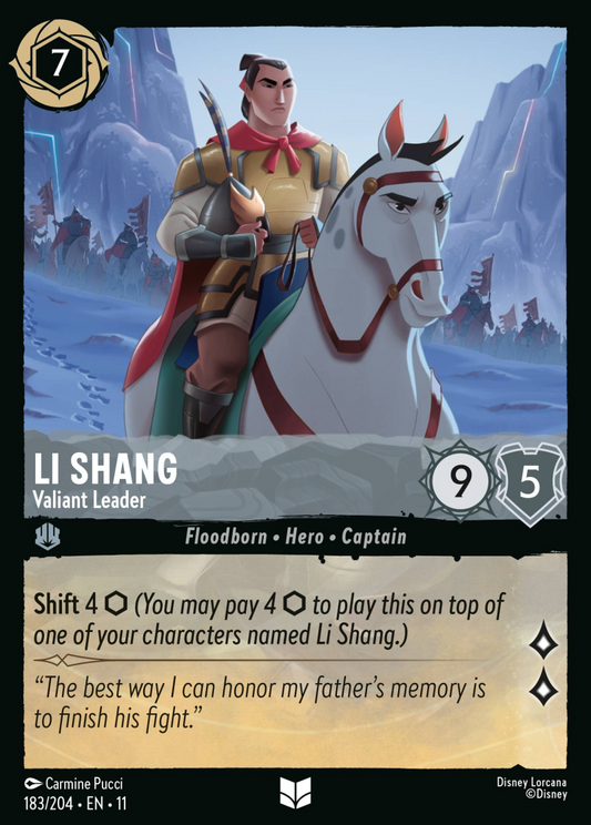 Winterspell - 183/204 - Li Shang - Valiant Leader