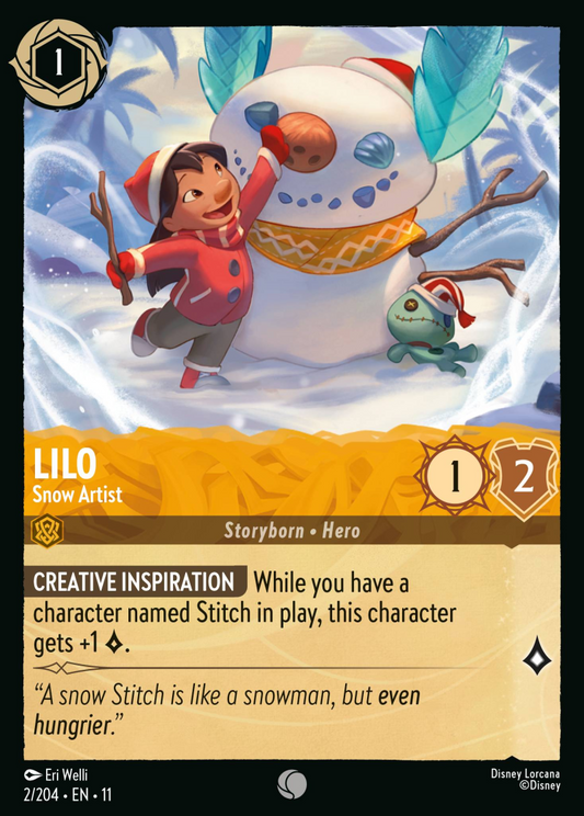 Winterspell - 002/204 - Lilo - Snow Artist