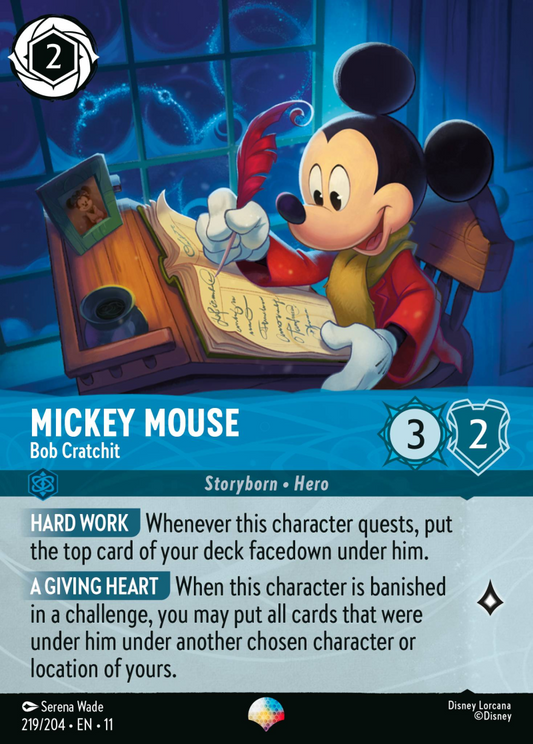 Winterspell - 219/204 - Mickey Mouse - Bob Cratchit