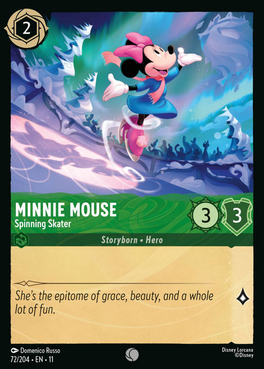 Winterspell - 072/204 - Minnie Mouse - Spinning Skater