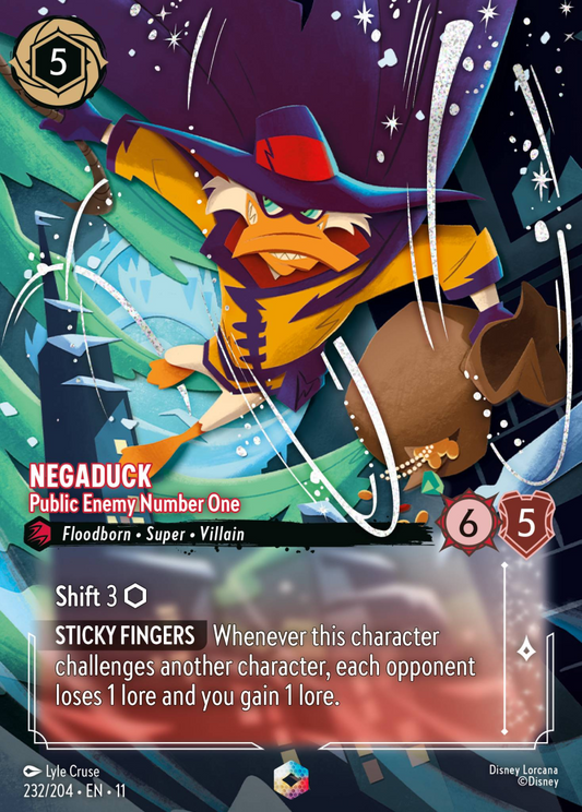 Winterspell - 232/204 - Negaduck - Public Enemy Number One