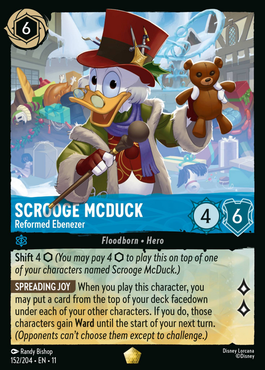 Winterspell - 152/204 - Scrooge McDuck - Reformed Ebenezer