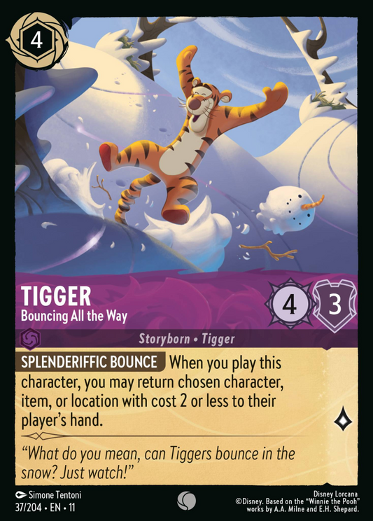 Winterspell - 037/204 - Tigger - Bouncing All the Way