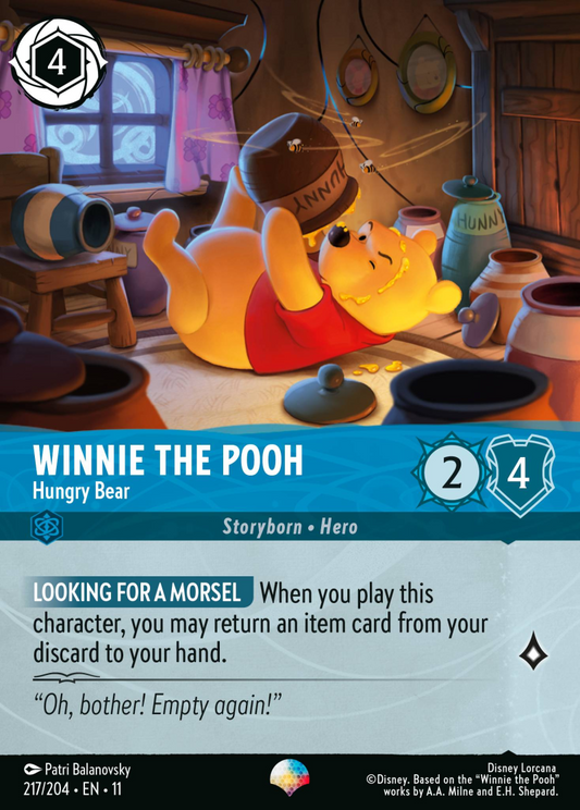 Winterspell - 217/204 - Winnie the Pooh - Hungry Bear