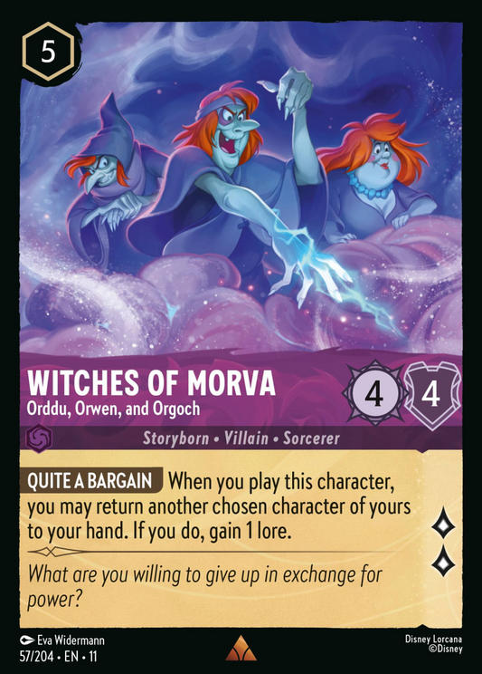 Winterspell - 057/204 - Witches of Morva - Orddu, Orwen, and Orgoch