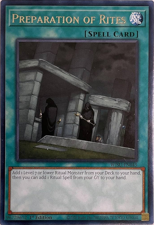 WISU-EN045 - Preparation of Rites