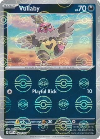 White Flare - 063/086 - Vullaby - Poké Ball Reverse Holo