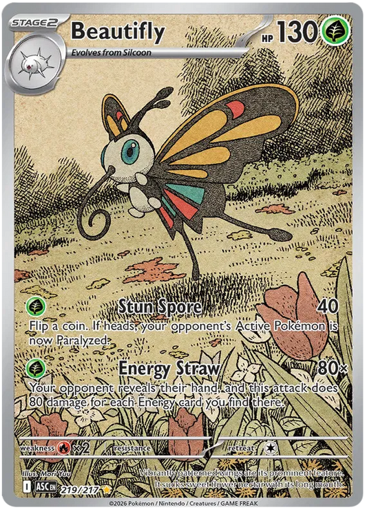 Ascended Heroes - 219/217 - Beautifly