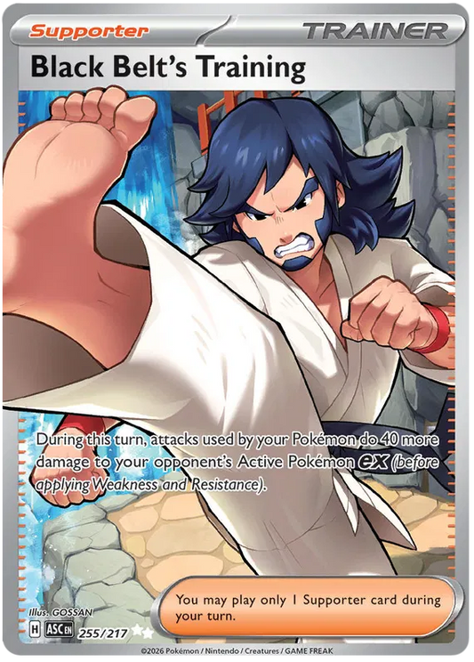 Ascended Heroes - 255/217 - Black Belt's Training