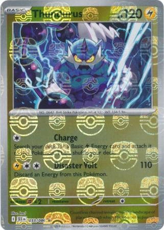 Black Bolt - 033/086 - Thundurus - Master Ball Reverse Holo