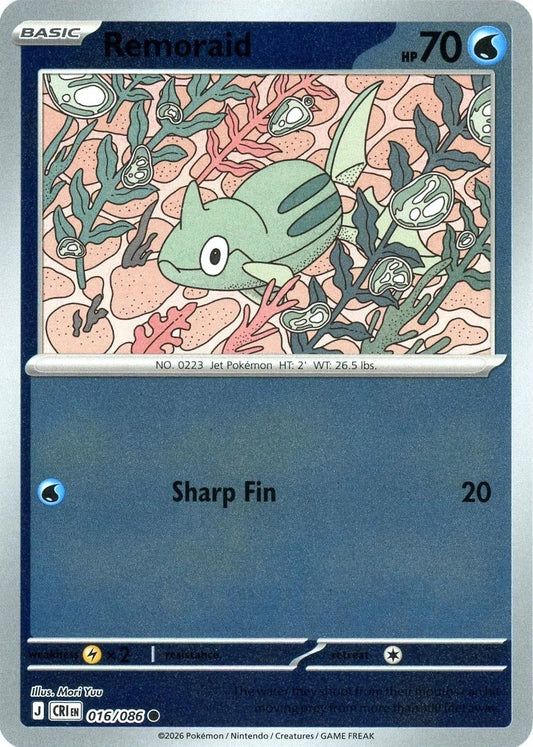 Chaos Rising - 016/086 - Remoraid - Reverse Holo