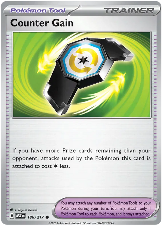 Ascended Heroes - 186/217 - Counter Gain