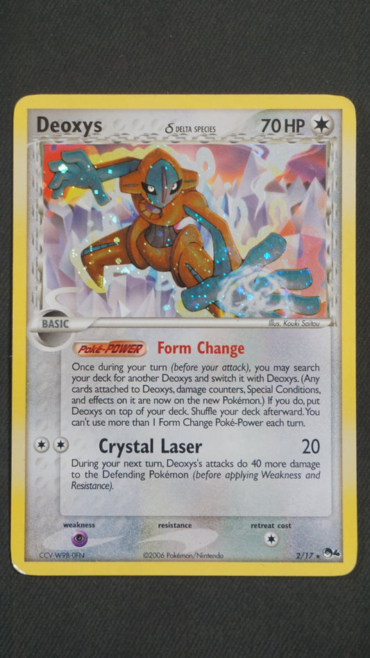 POP Series 4 – 2/17 – Deoxys δ Delta Species - Holo (Good-)