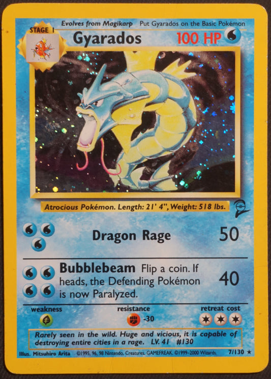 Base Set 2 - 7/130 – Gyarados - Holo (Light Played-)