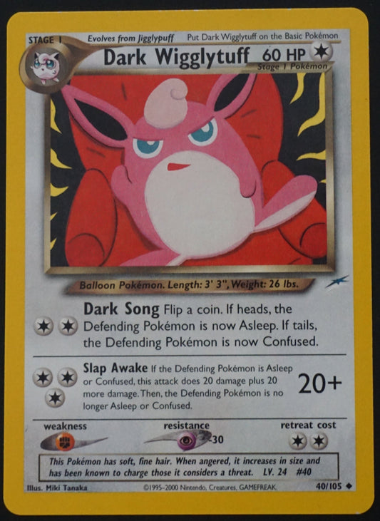 Neo Destiny - 40/105 - Dark Wigglytuff (Excellent)