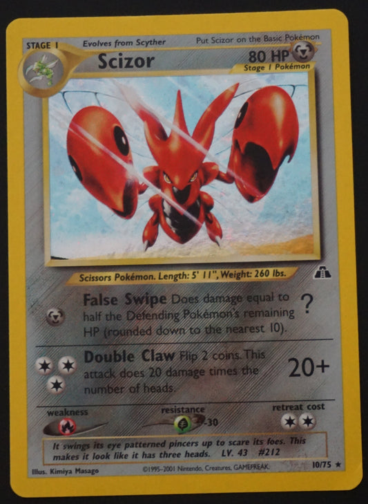 Neo Discovery - 10/75 - Scizor (Excellent)