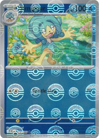 Black Bolt - 018/086 - Simipour - Poké Ball Reverse Holo