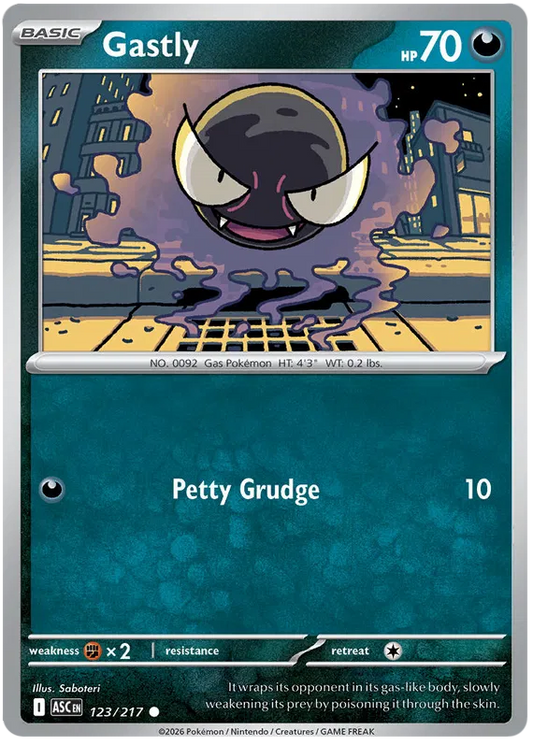 Ascended Heroes - 123/217 - Gastly
