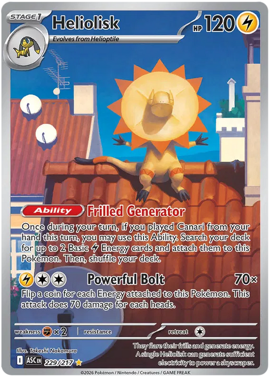 Ascended Heroes - 229/217 - Heliolisk