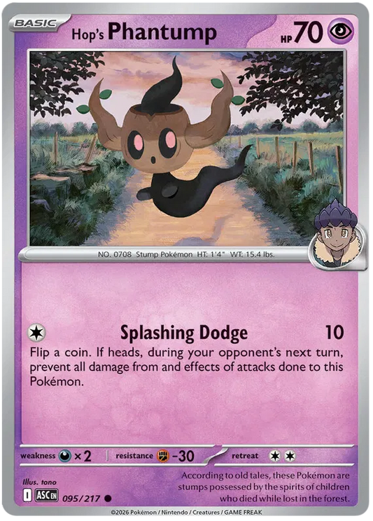 Ascended Heroes - 095/217 - Hop's Phantump