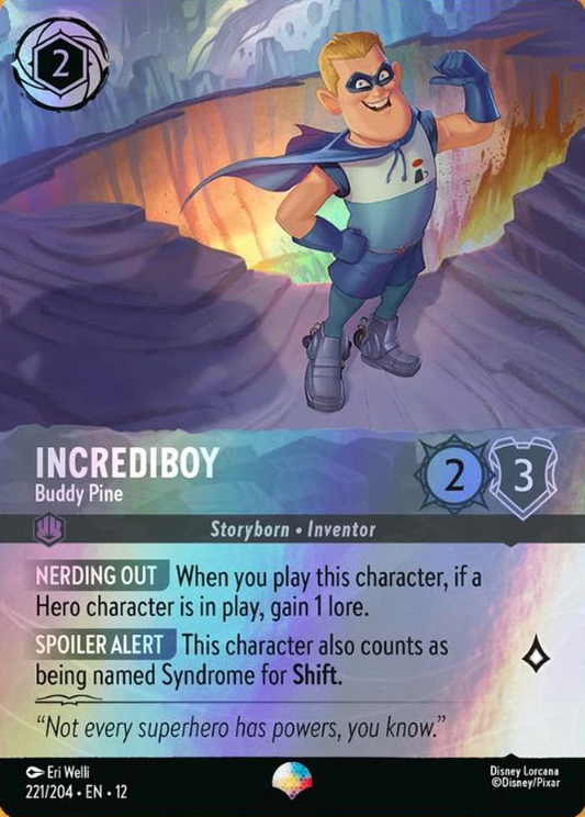 Wilds Unknown - 221/204 - Incrediboy - Buddy Pine
