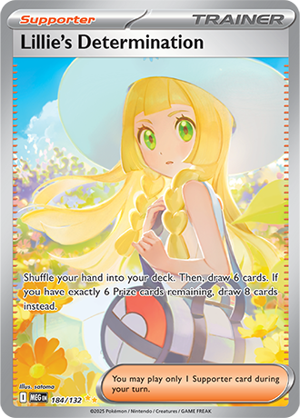 Mega Evolution - 184/132 - Lillie's Determination