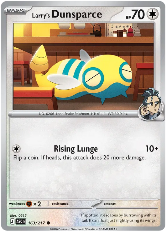 Ascended Heroes - 163/217 - Larry's Dunsparce