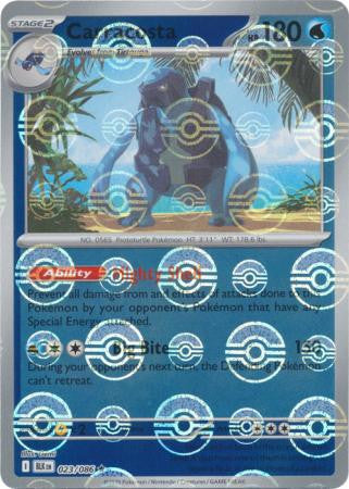 Black Bolt - 023/086 - Carracosta - Poké Ball Reverse Holo