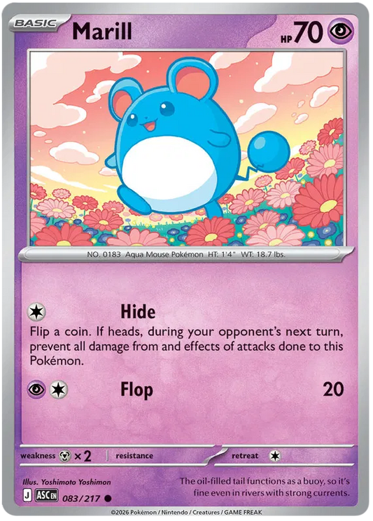 Ascended Heroes - 083/217 - Marill