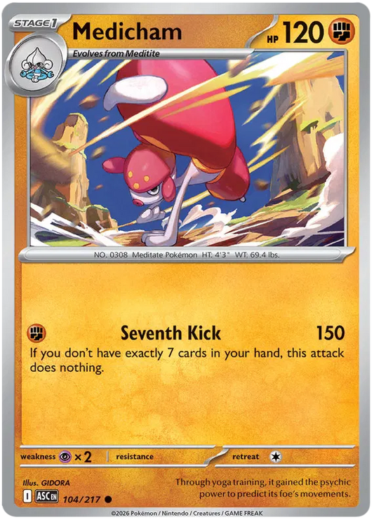 Ascended Heroes - 104/217 - Medicham