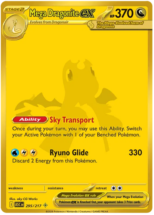 Ascended Heroes - 295/217 - Mega Dragonite ex