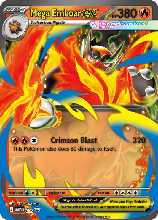 Black Star Promos - MEP035 - Mega Emboar ex