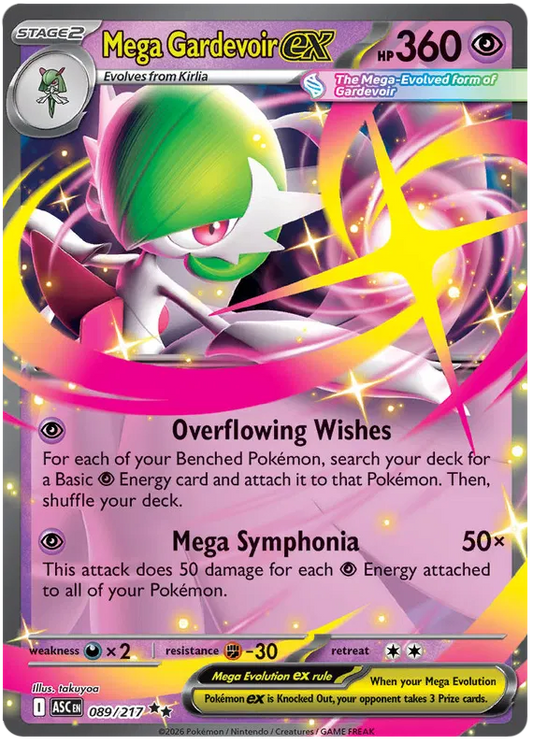Ascended Heroes - 089/217 - Mega Gardevoir ex