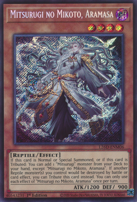 L26D-ENM06 - Mitsurugi no Mikoto, Aramasa