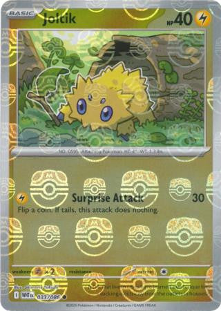 White Flare - 033/086 - Joltik - Master Ball Reverse Holo